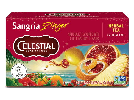 Sangria Zinger Herbal Tea Hot on Sale