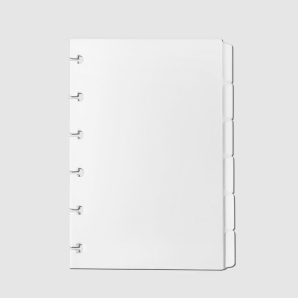 Blank Side Tab Planner Dividers | Low Profile | Matte For Discount