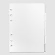 Blank Side Tab Planner Dividers | Low Profile | Matte For Discount