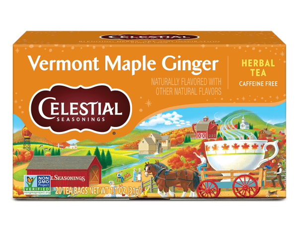 Vermont Maple Ginger Herbal Tea For Sale