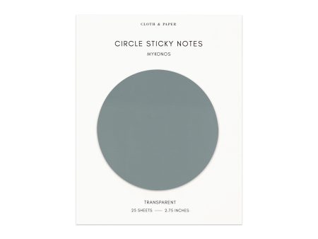 Transparent Circle Sticky Notes For Cheap