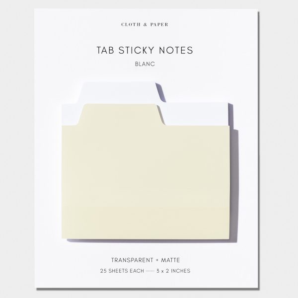 Blank Tab Sticky Note Set Sale