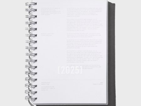 2025 Weekly Task Spiral Bound Notebook | Monday Start Online Sale