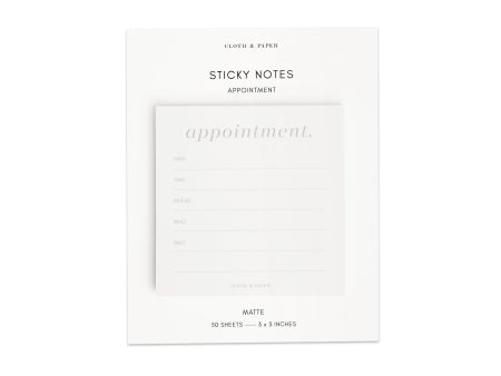 Appointment Sticky Notes Hot on Sale