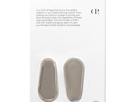 Cloth & PaperClip Duo | Ibiza Online Sale