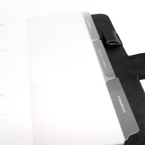 The Essentials Side Tab Planner Dividers | Glass Plastic Sale