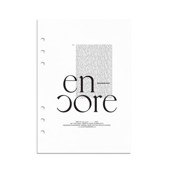 Encore Planner Dashboard on Sale