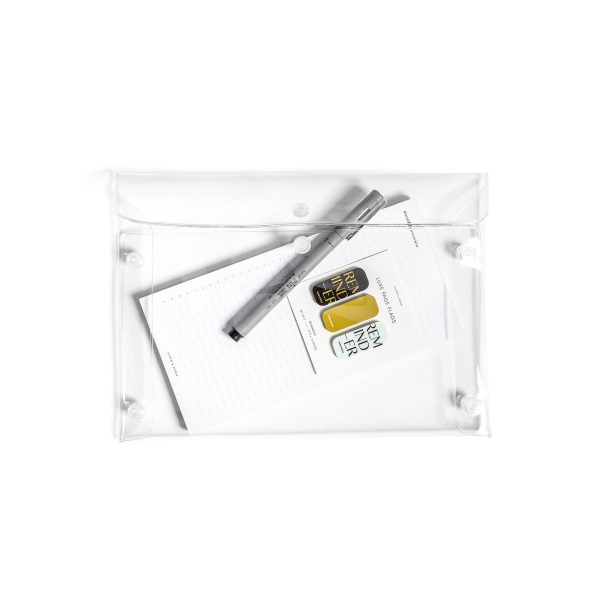 Essentials Pouch | Clear Snaps | Large Online Sale