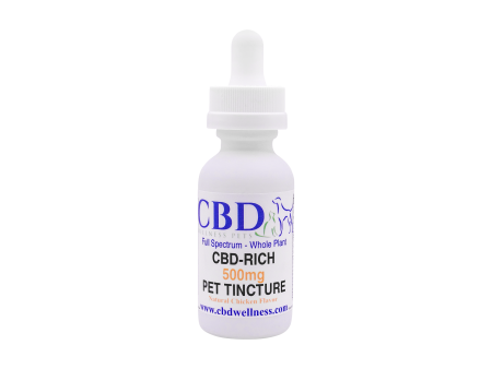 500mg Natural Chicken CBD-Rich Pet Tincture Hot on Sale