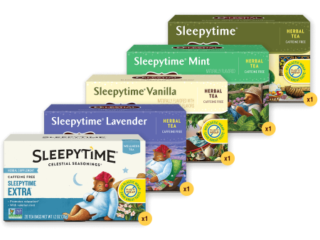 Sleepytime Favorites Sampler 5-Pack Hot on Sale