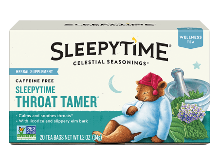 Sleepytime Throat Tamer Wellness Tea Online Hot Sale