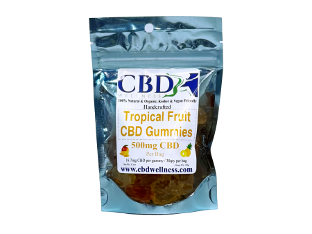 500mg CBD Tropical Fruit Gummies Online