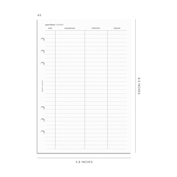 Purchase Tracker Inserts For Discount