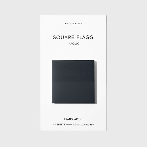 Square Transparent Page Flags Supply