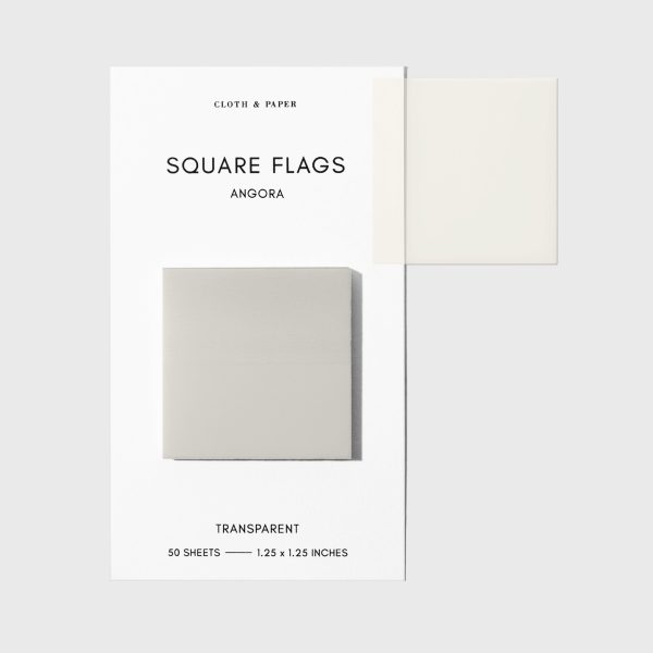 Square Transparent Page Flags Supply