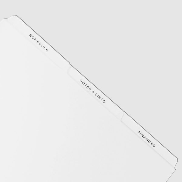 The Essentials Side Tab Planner Dividers | Low Profile | Matte Cheap