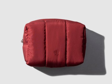 Mini Quilted Pouch | Merlot Discount