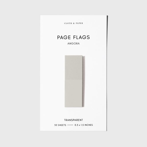 Transparent Page Flags Fashion