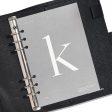 Monogram Vellum Planner Dashboard | K Cheap