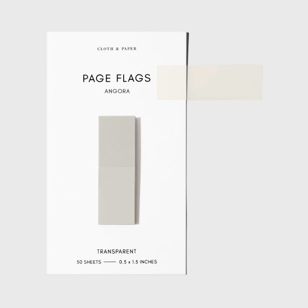 Transparent Page Flags Fashion