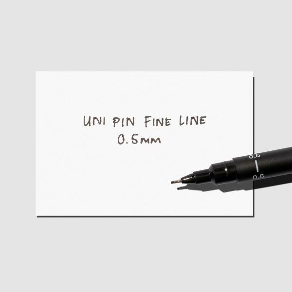 Uni Pin Fine Line Drawing Pen | 0.5 mm | Black For Discount