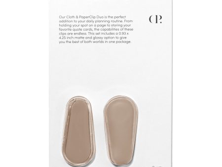 Cloth & PaperClip Duo | Quartz Cheap