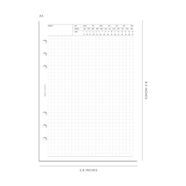 Executive Note Inserts | Graph Paper | 2nd Edition Online Hot Sale