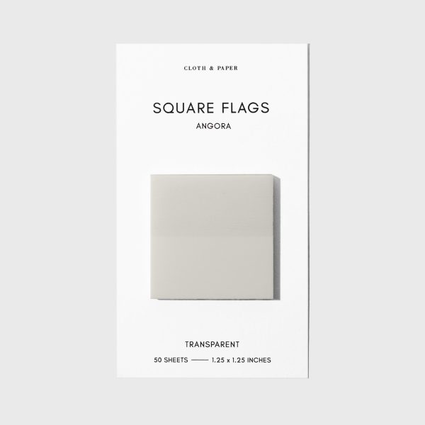 Square Transparent Page Flags Supply