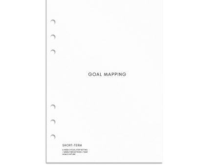 Goal Mapping Planner Inserts | Refreshed Version Supply