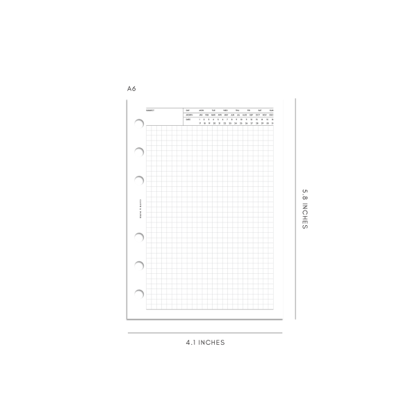 Executive Note Inserts | Graph Paper | 2nd Edition Online Hot Sale