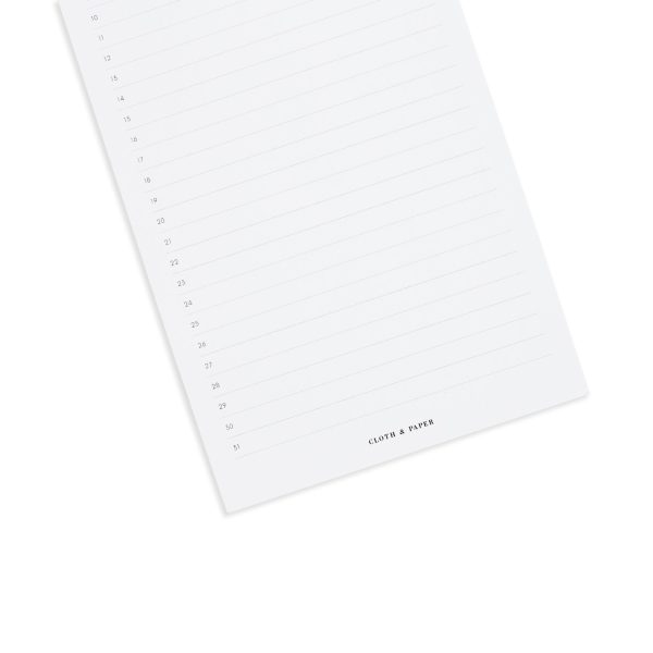 Monthly Notepad Sale