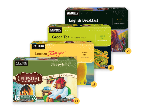 K-Cup® Pods Tea Variety Pack Supply