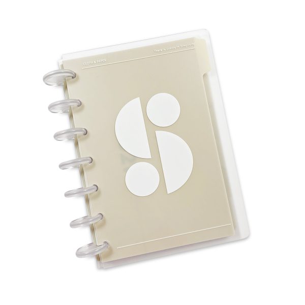 Glass Plastic DiscBound Notebook Covers | Simplicity Discount