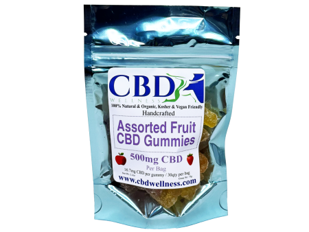 500mg CBD Assorted Fruit Gummies Supply