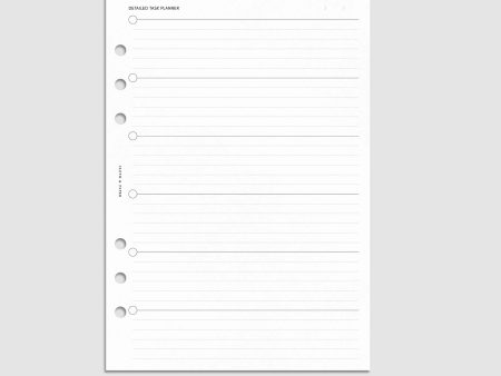 Detailed Task Planner Inserts Supply