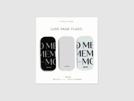 Luxe Page Flag Trio on Sale