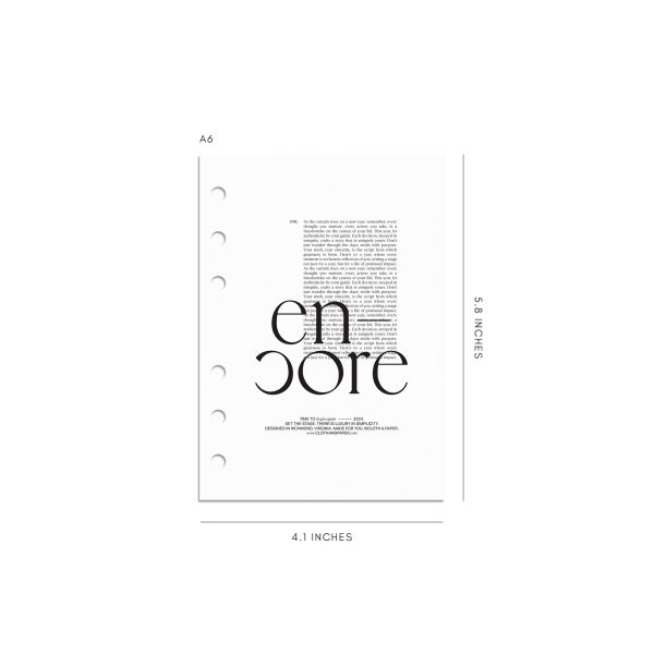 Encore Planner Dashboard on Sale