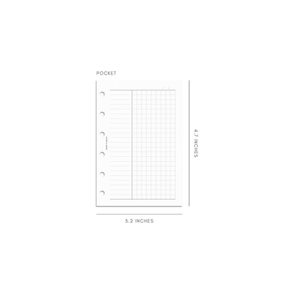 Column Note Taking Planner Insert For Sale