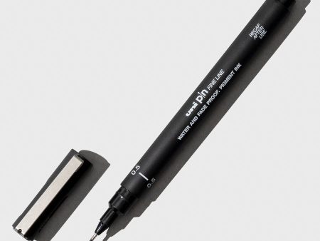 Uni Pin Fine Line Drawing Pen | 0.5 mm | Black For Discount