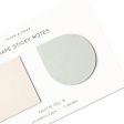 Shape Sticky Note Set | Square & Drop | Crêpe & Earl Grey Sale