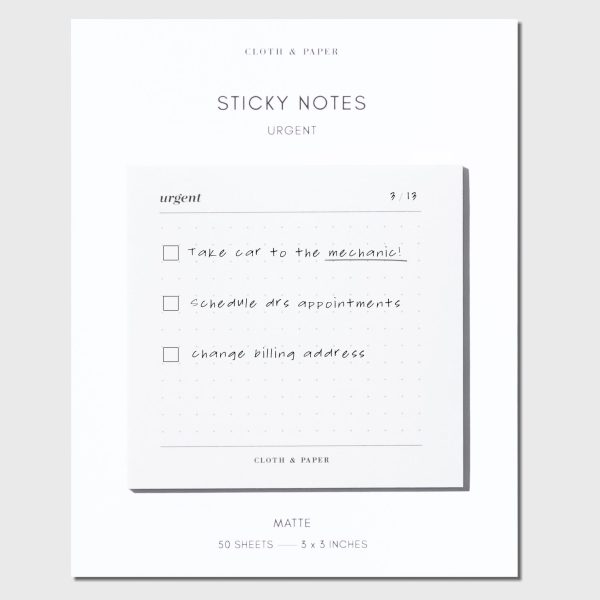 Urgent Sticky Notes | Refreshed Design Supply