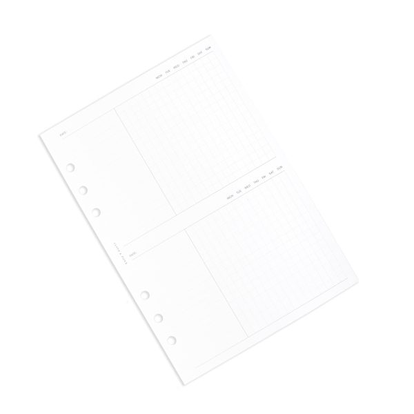 Undated Task Duo Note Planner Inserts Fashion