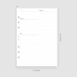 Undated Daily Planner Inserts | Refreshed Layout Online Hot Sale