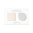 Shape Sticky Note Set | Square & Drop | Crêpe & Earl Grey Sale